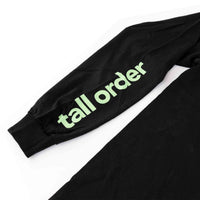 Tall Order Sleeve Logo L/S T-Shirt - Black sleeve detail 