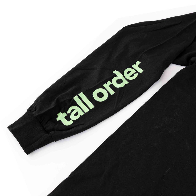 Tall Order Sleeve Logo L/S T-Shirt - Black sleeve detail 