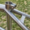 Total BMX Killabee Titanium Frame - Raw rear look