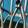 Total BMX Killabee Titanium Frame - Raw seat stay bridge