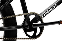 Tribal Clan V2 black close up of sprocket and cranks photographed on a white background