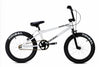 Tribal Nomad 18" BMX in silver, side view photographed on a white background