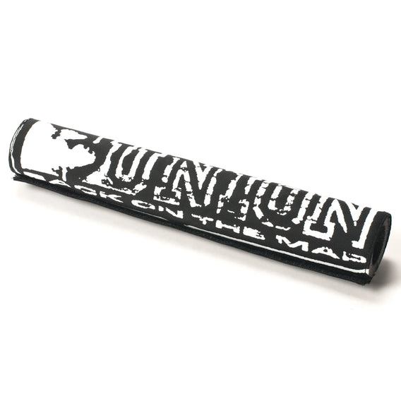 united bicycle union bmx frame top tube pad black and white