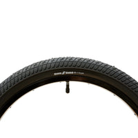 united x bicycle union indirect black bmx tyre 2.1" wide