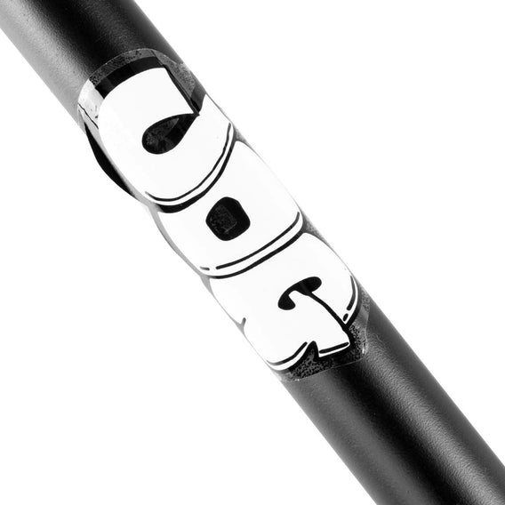 united bike co jog bmx handlebars in matte black  close up