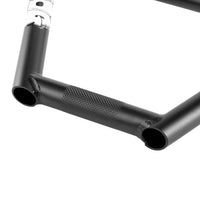 united bike co jog bmx handlebars in matte black clamp area