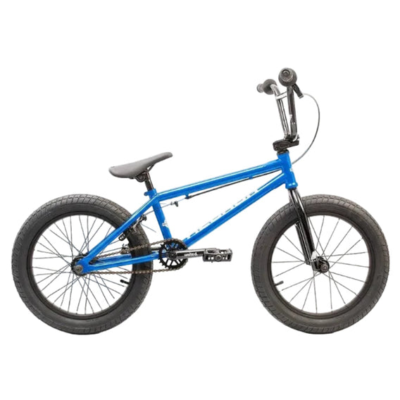 united recruit 18" bmx bike blue