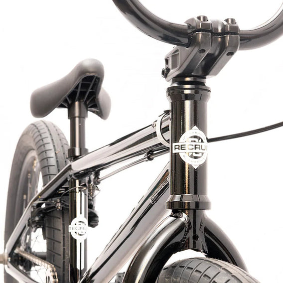 united recruit 20.25" gloss black bmx bike