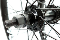 Tribal 20" Wheelset With RHD Cassette Wheel - Black