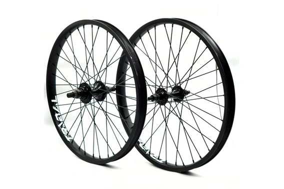 Tribal 20" Wheelset With RHD Cassette Wheel - Black