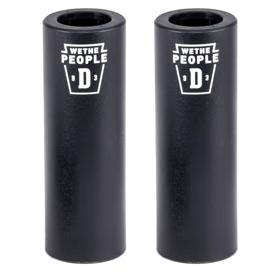 Wethepeople BMX Dill Pickle Plastic Peg Sleeve - Black (Pair)