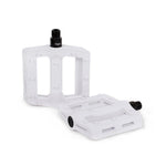 Shadow Surface Plastic Pedals - White 9/16"