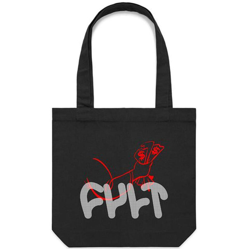 Cult Cash Grab Tote Bag - Black