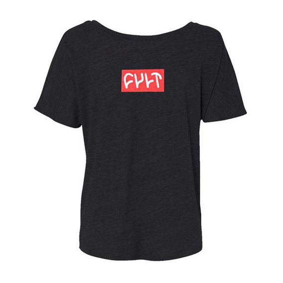 Cult Logo Womans T-shirt - Black