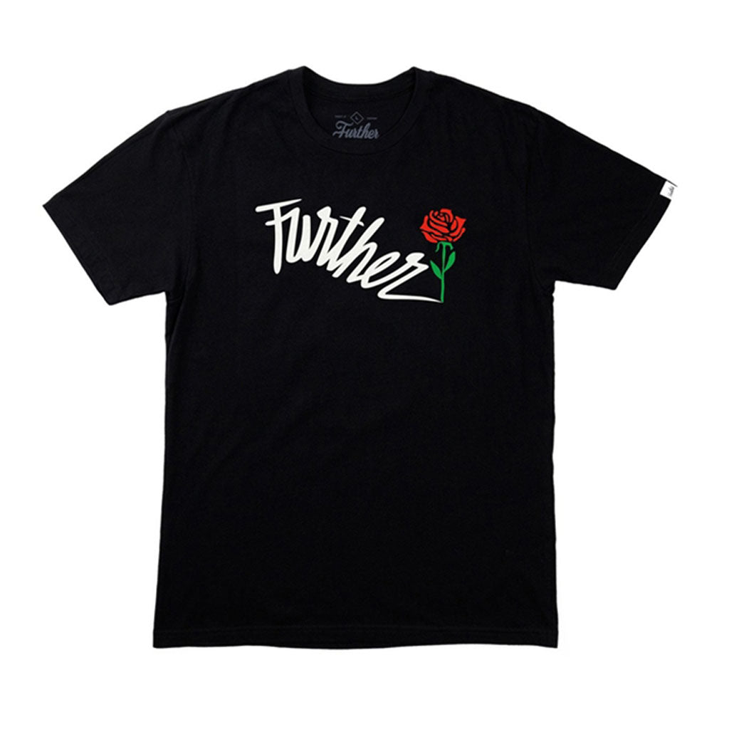 Further Shock rose t-shirt Black