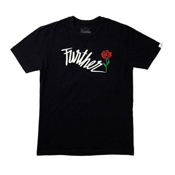 Further Shock rose t-shirt Black