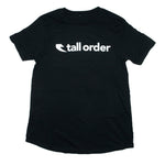 Tall Order Font t-shirt Black