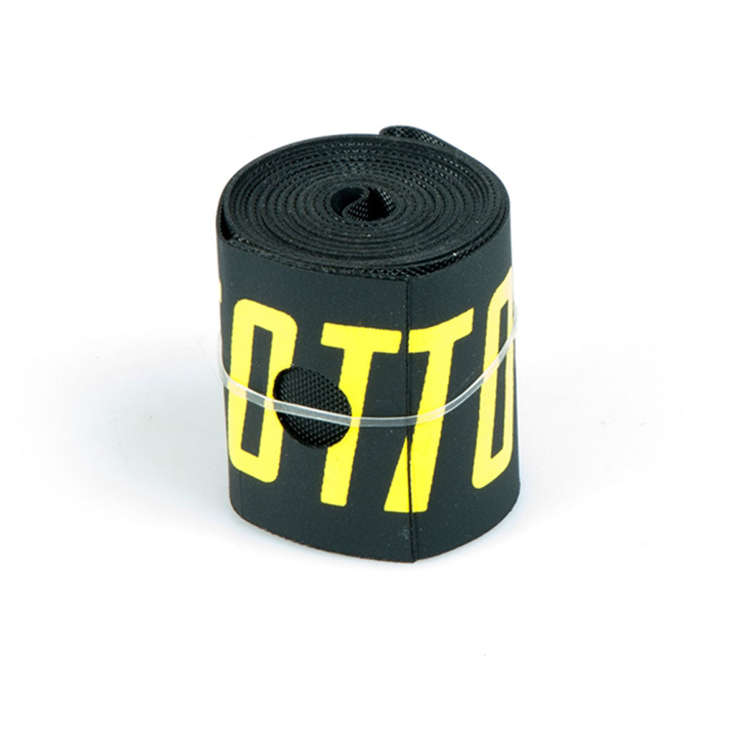 Total Bmx Rim Tape Black With Yellow Logo