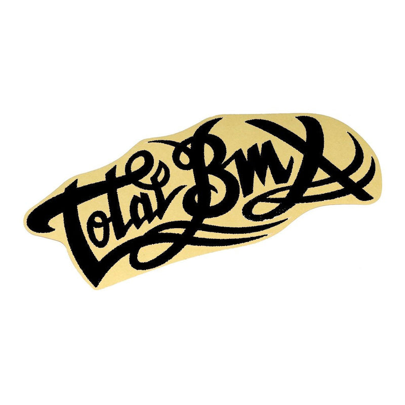 Total BMX large logo sticker Black