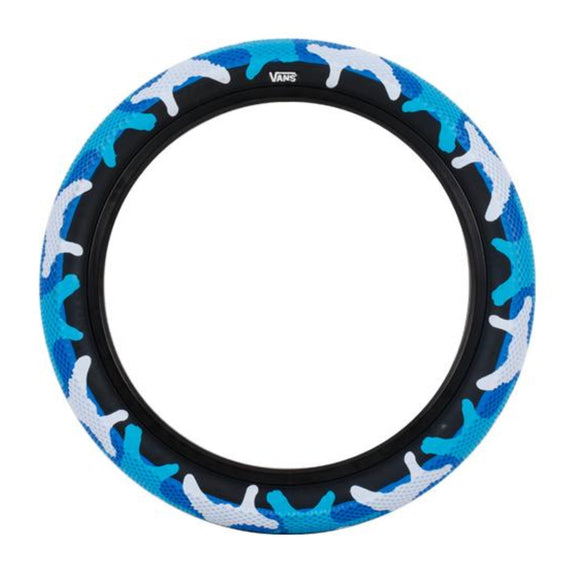 Cult Vans Tyre 16" - Blue Camo With Black Sidewall 2.30"
