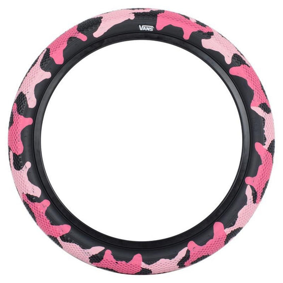 Cult Vans Tyre 16" - Pink Camo With Black Sidewall 2.30"