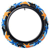 Cult Vans Tyre - Blue / Orange Camo With Black Sidewall 2.40" | BMX
