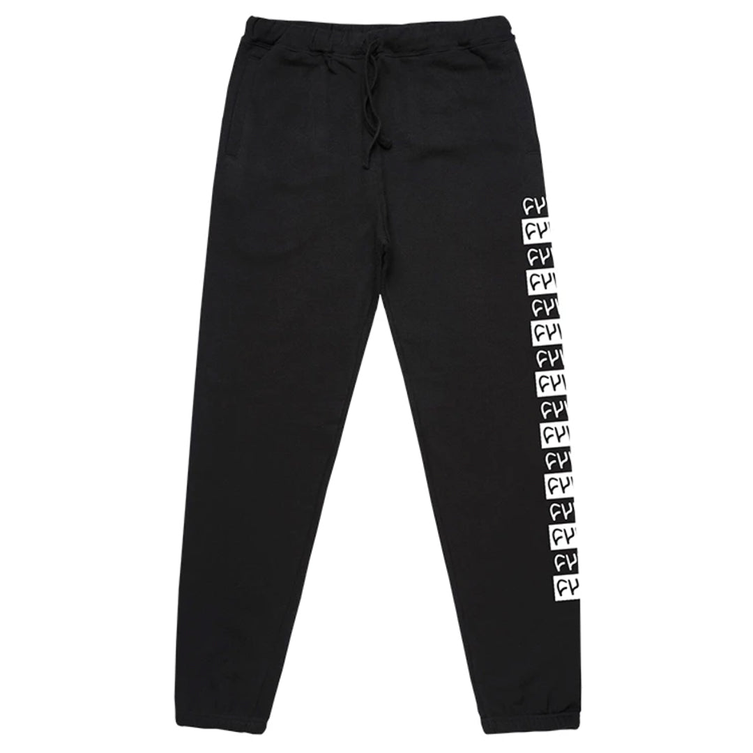 Cult Pattern Sweat Pants - Black | BMX