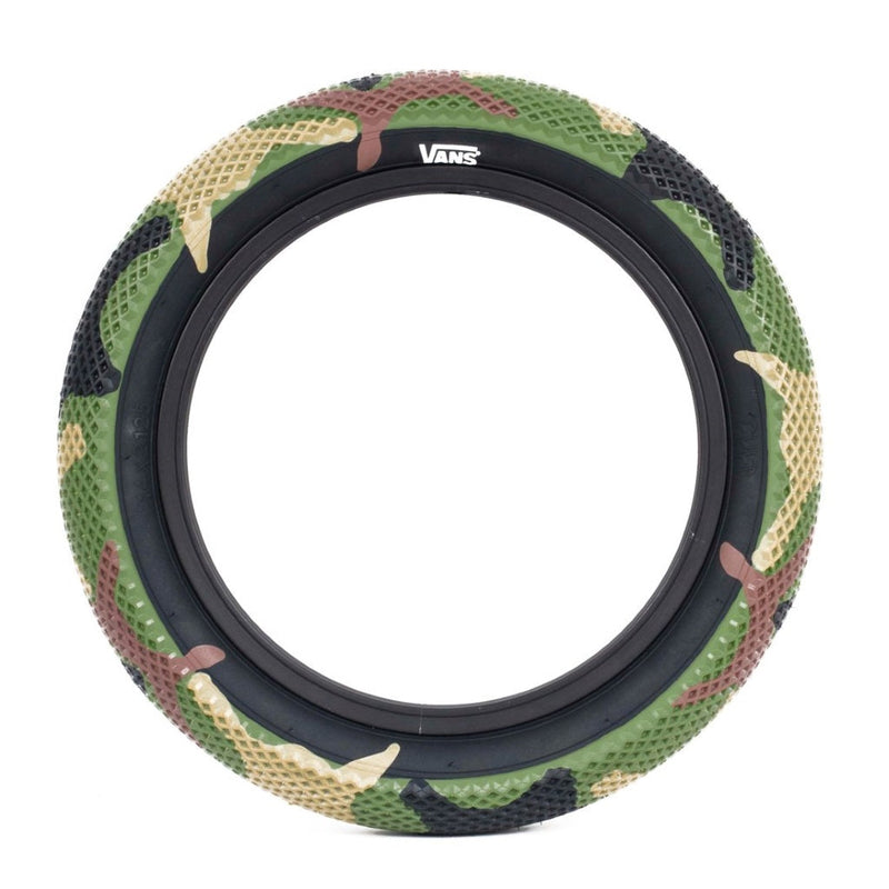 Cult Vans Tyre 12" - Camo With Black Sidewall 2.20"