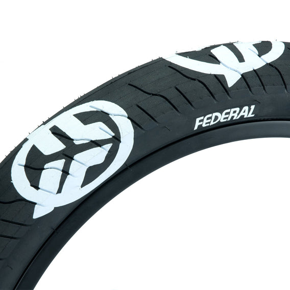 Federal Command LP Tyre 20" - Black With White Logos 2.40"