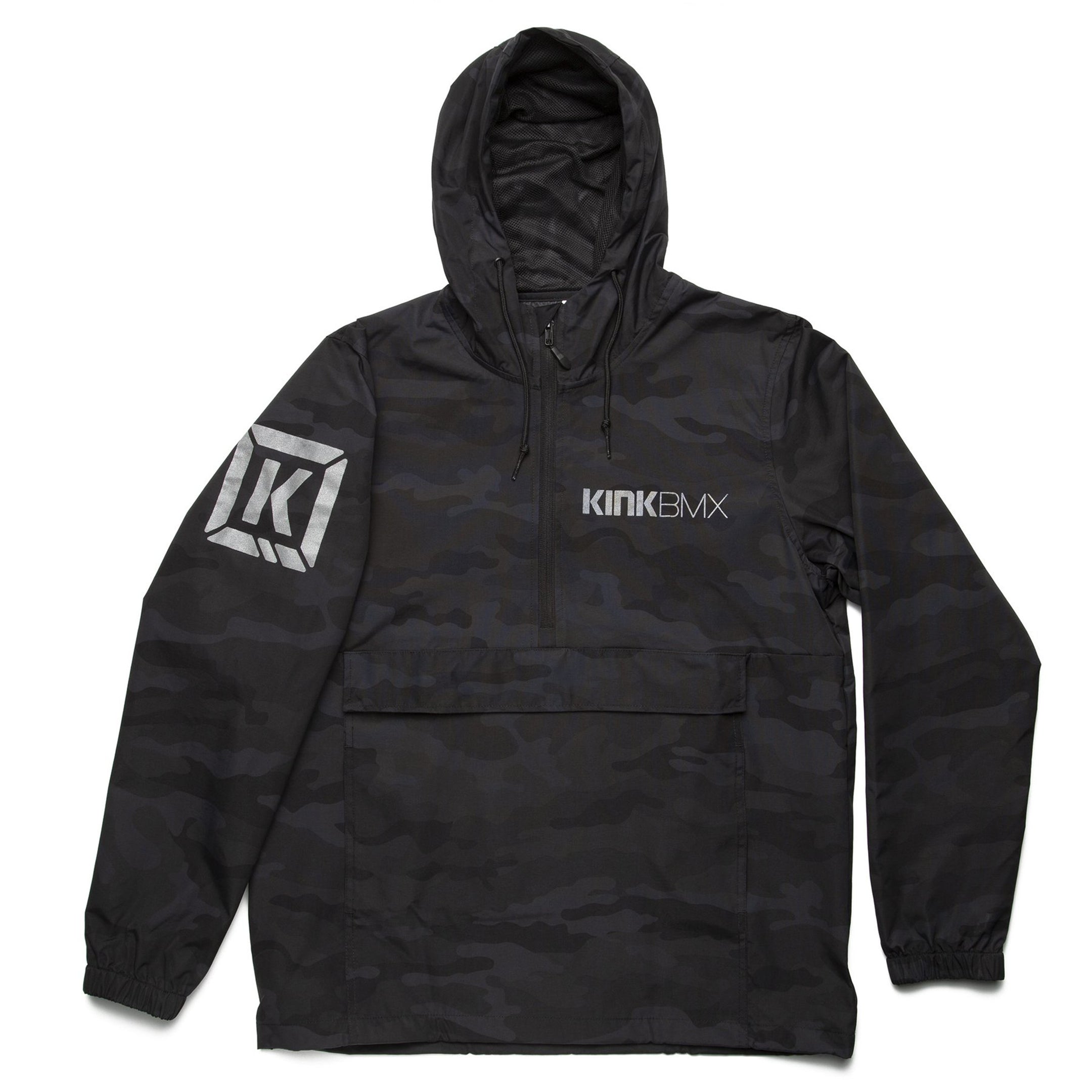 Kink Special Ops Anorak Jacket - Black Camo | BMX