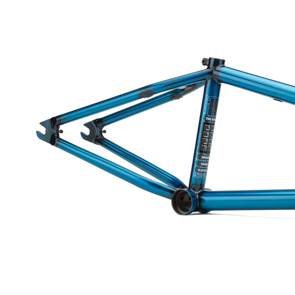 Kink Williams Frame - Gloss Trans Blue – Backyard BMX