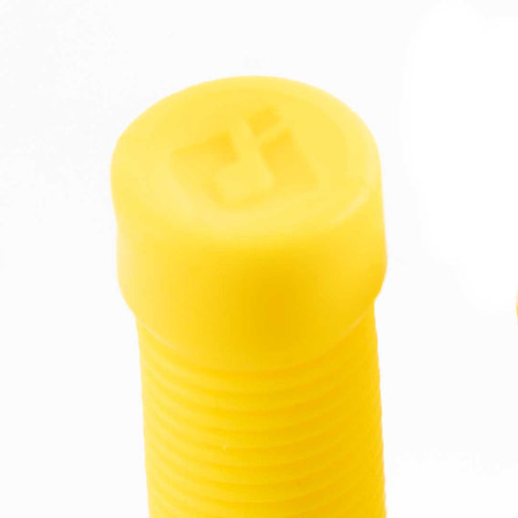 ODI Longneck Grips Schrader Valve Caps - Yellow (Pair)