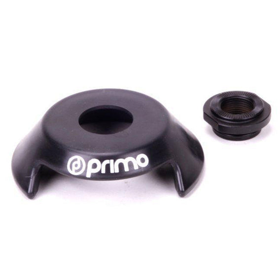 Primo Remix DSG Plastic Hubguard With Cone Nut - Black 14mm | BMX