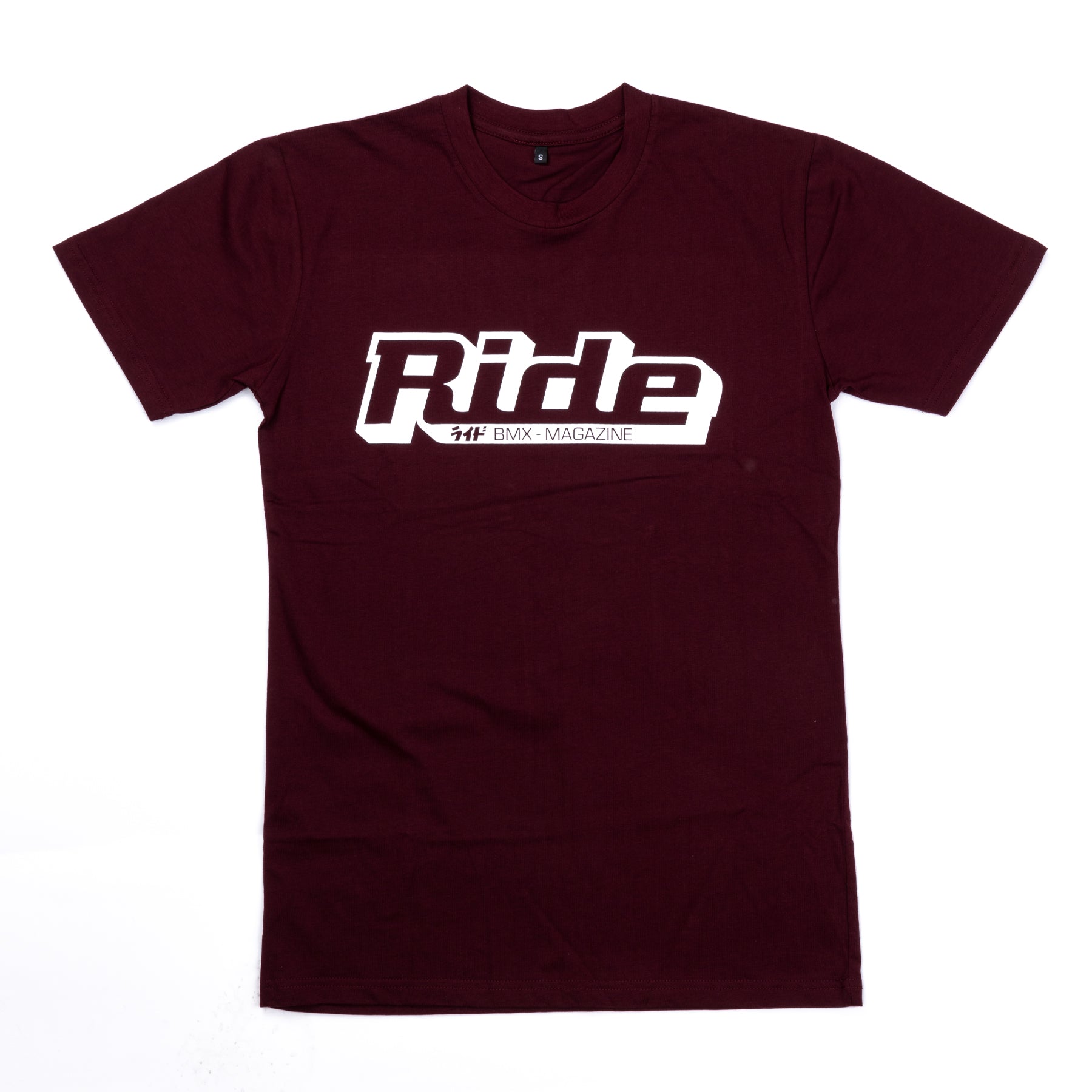 Ride UK BMX Classic Logo T-Shirt - Burgundy | BMX