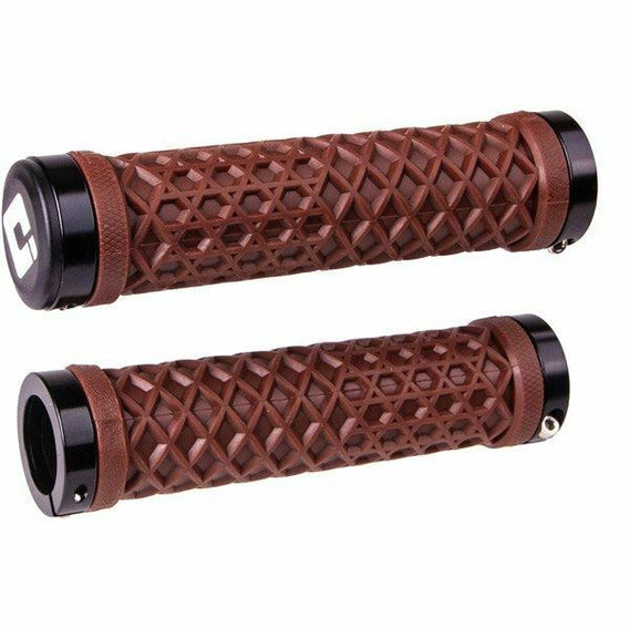 ODI x Vans Lock-On Flangeless Grips - Chocolate 130mm