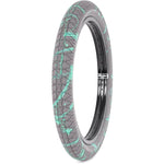 Subrosa Designer Tyre 20" - Grey with Teal Drip 2.40"