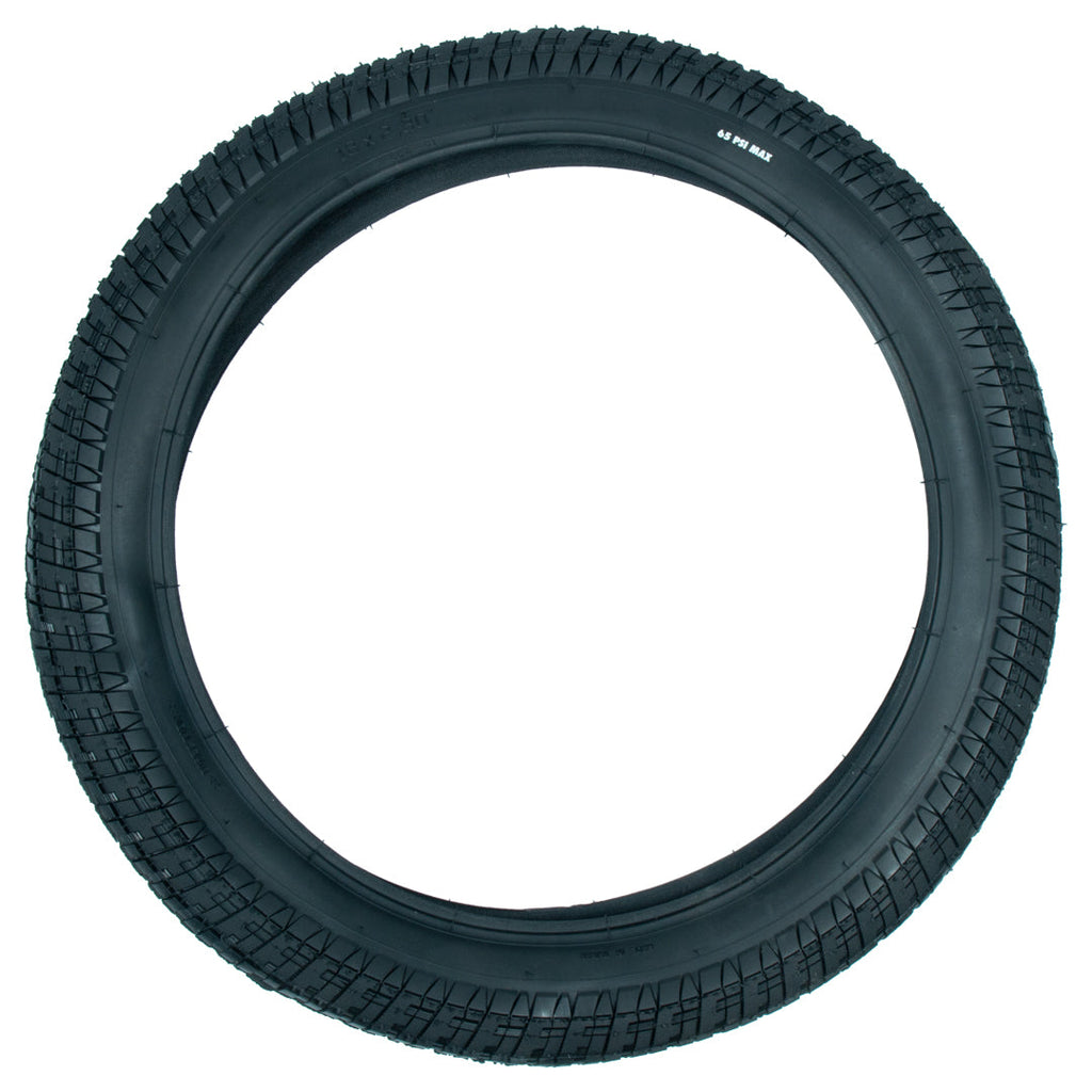 Smooth-Riding 18x1.95 Street BMX Tire – Perfect For Kids' Bikes – Black Grip Design – Single Tire