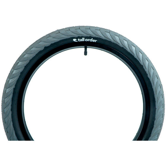 Tall Order Wallride Tyre - Grey With Black Sidewalls 2.35" | BMX