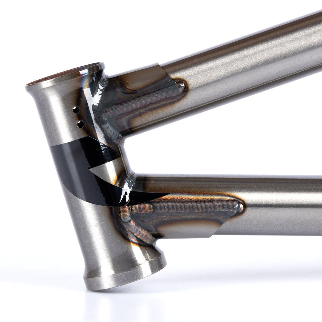 Stainless best sale bmx frame