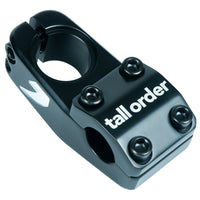 Tall Order Logo Top Load Stem - Black With Silver Logos 50mm Reach