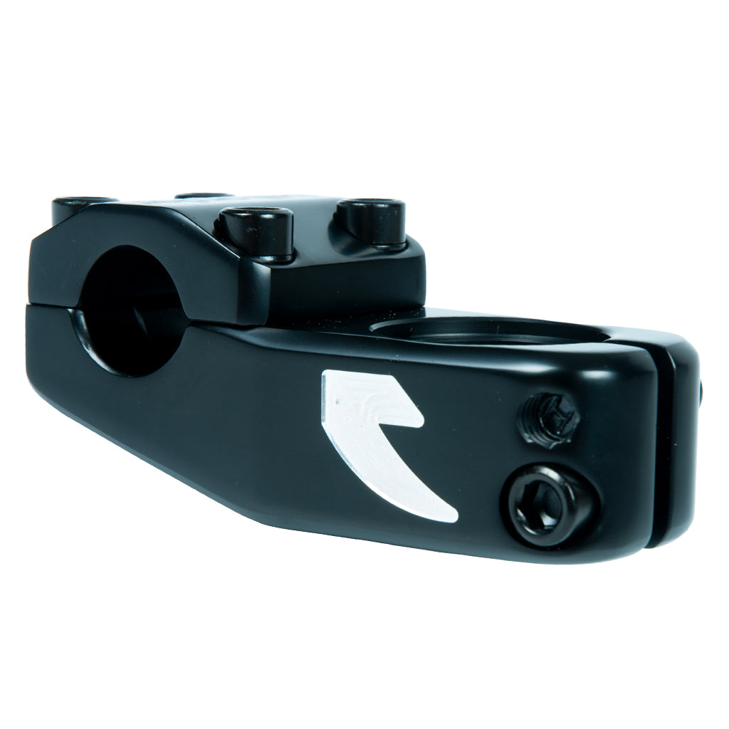 Tall Order Logo Top Load Stem - Black With Silver Logos 50mm Reach