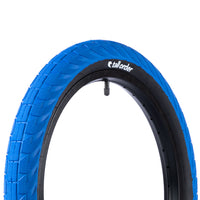 Tall Order Wallride Tyre - Blue With Black Sidewall 2.35" | BMX