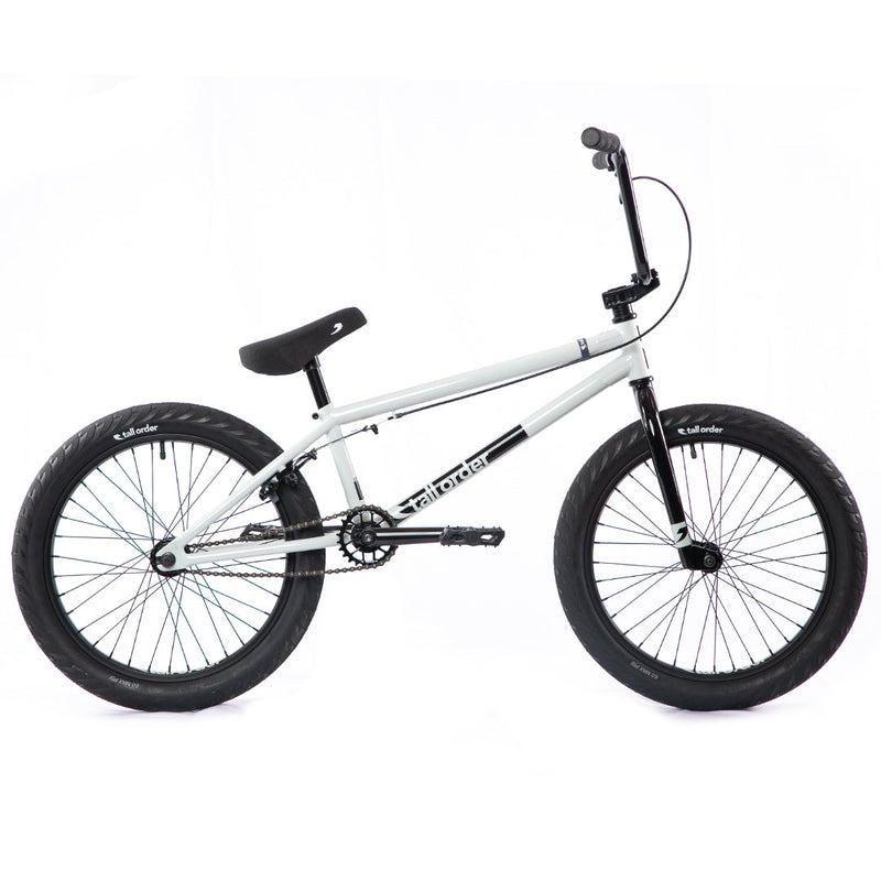Tall Order Ramp Large 20" BMX Bike - Gloss Wolf Grey With Black Parts 21"