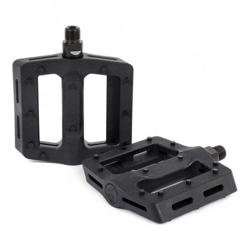 Shadow Surface Plastic Pedals - Black 9/16"
