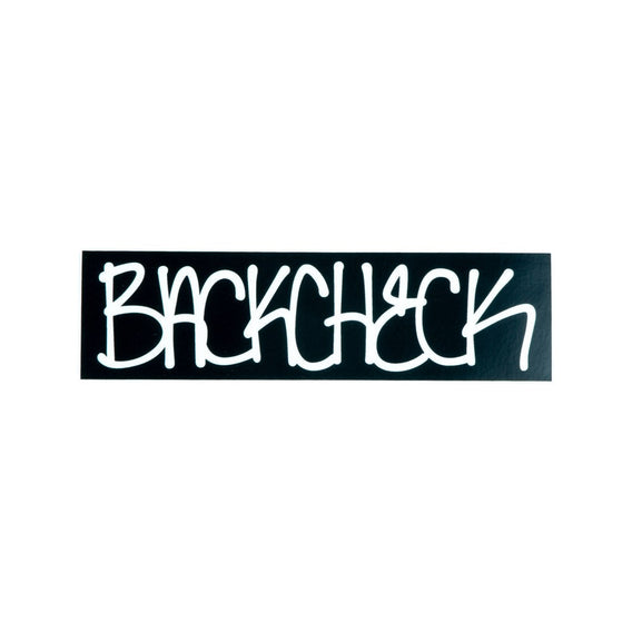 Back Che Backcheck Sticker - Black